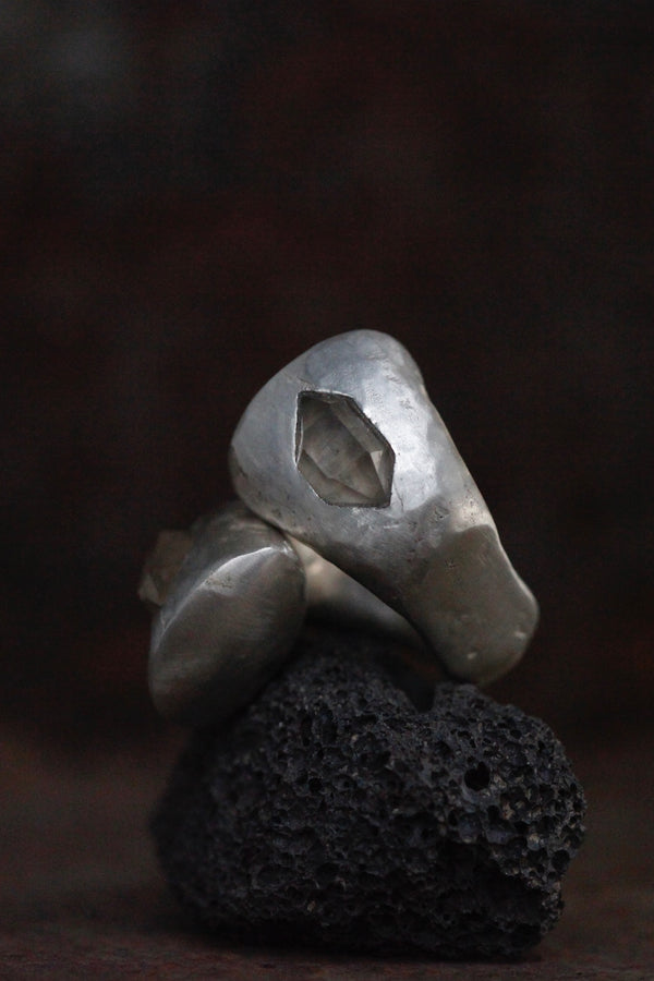 Parts of Four Monster Twisted Druid Ring E1701-14-MA+HER PPOF14